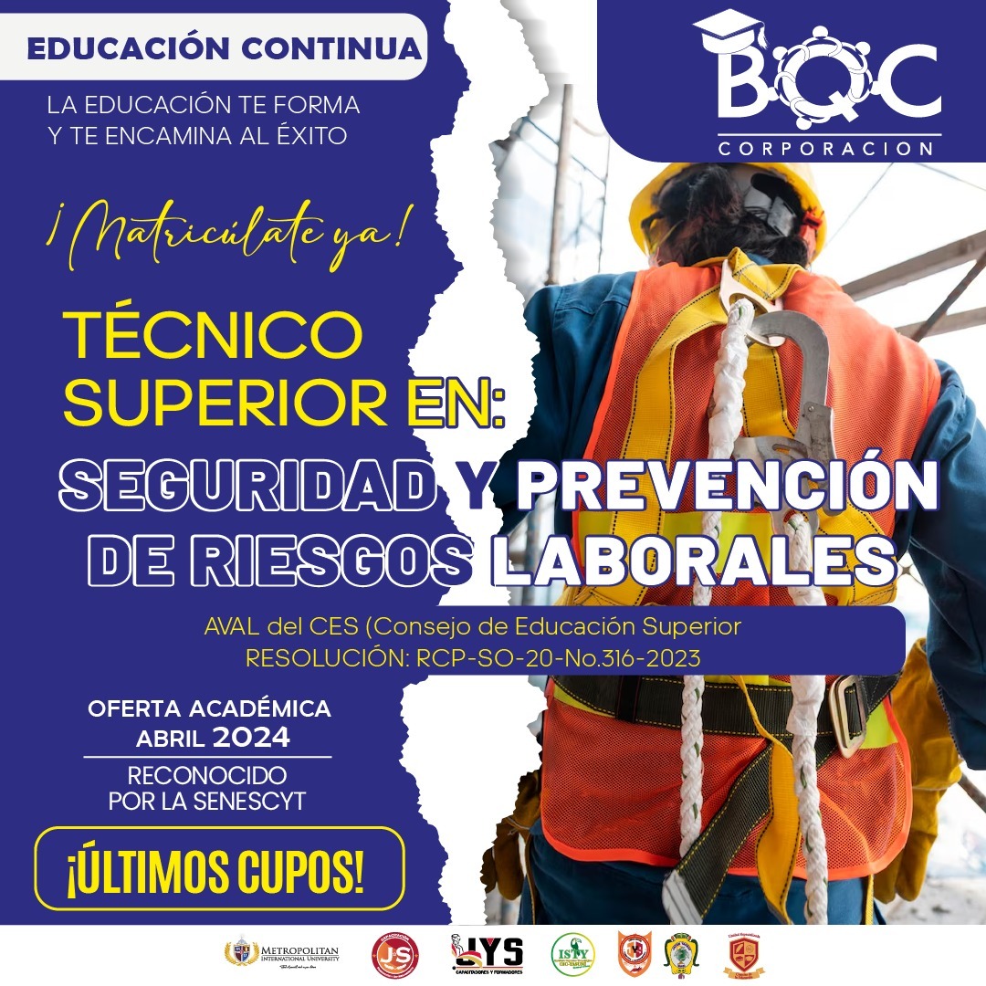 Técnico Superior en Seguridad y Prevención de Riesgos Laborales