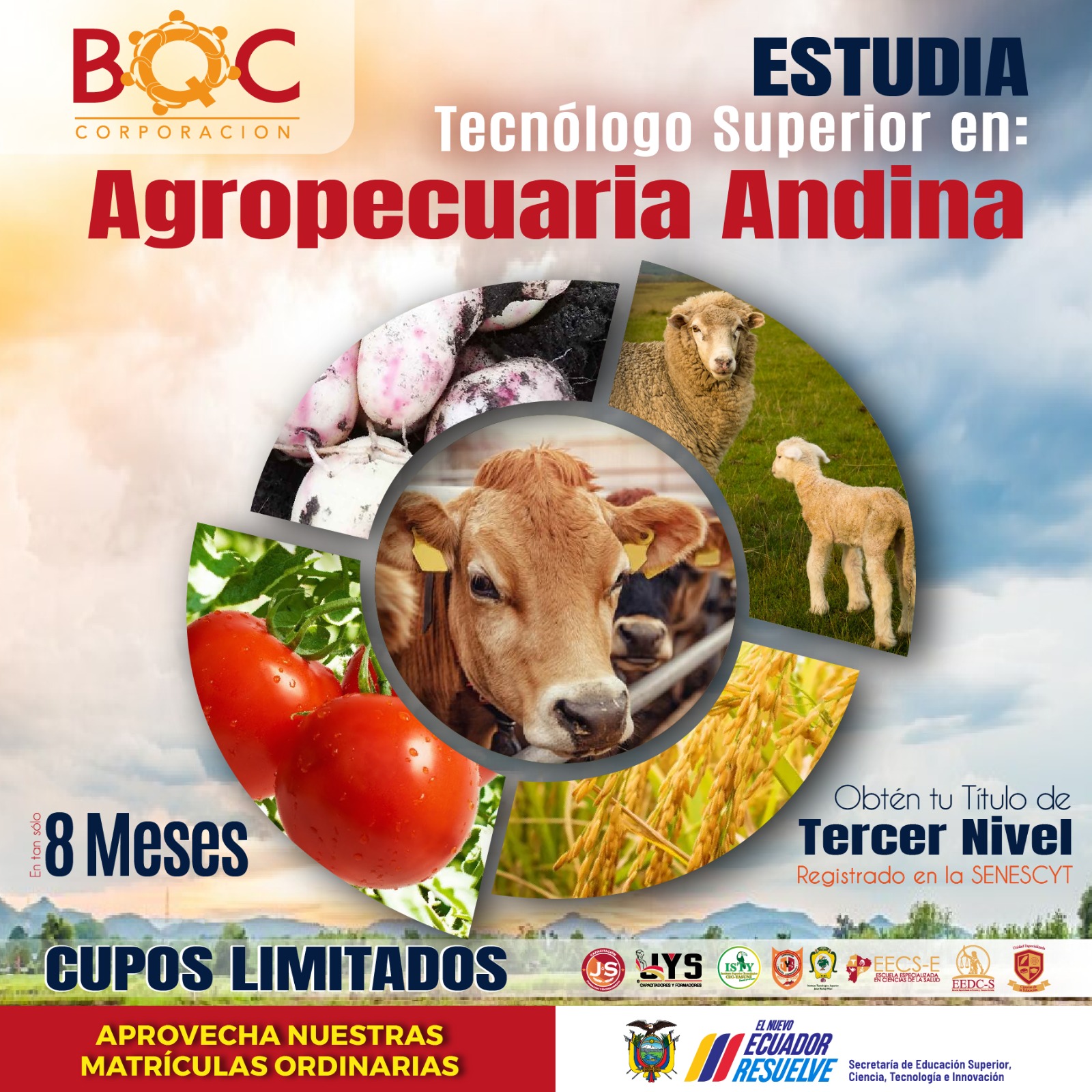 Tecnólogo Superior en Agropecuaria Andina